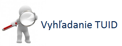 Vyhľadanie TUID