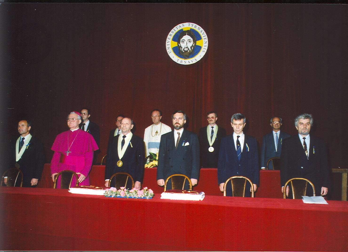 Imrich Borbély - inaugurácia TRUNI 1992