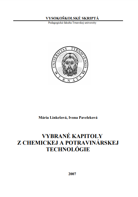 Vybrané kapitoly z chemickej a potravinárskej technológie