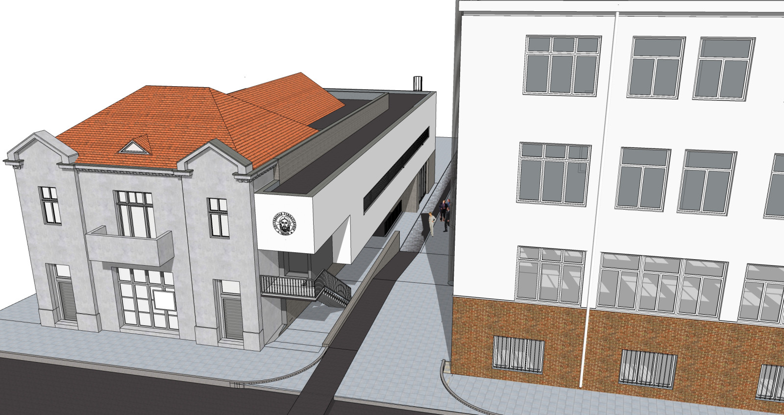 nová aula a kongresové centrum trnavskej univerzity, vizualizácia architekt Gabriel Drobniak