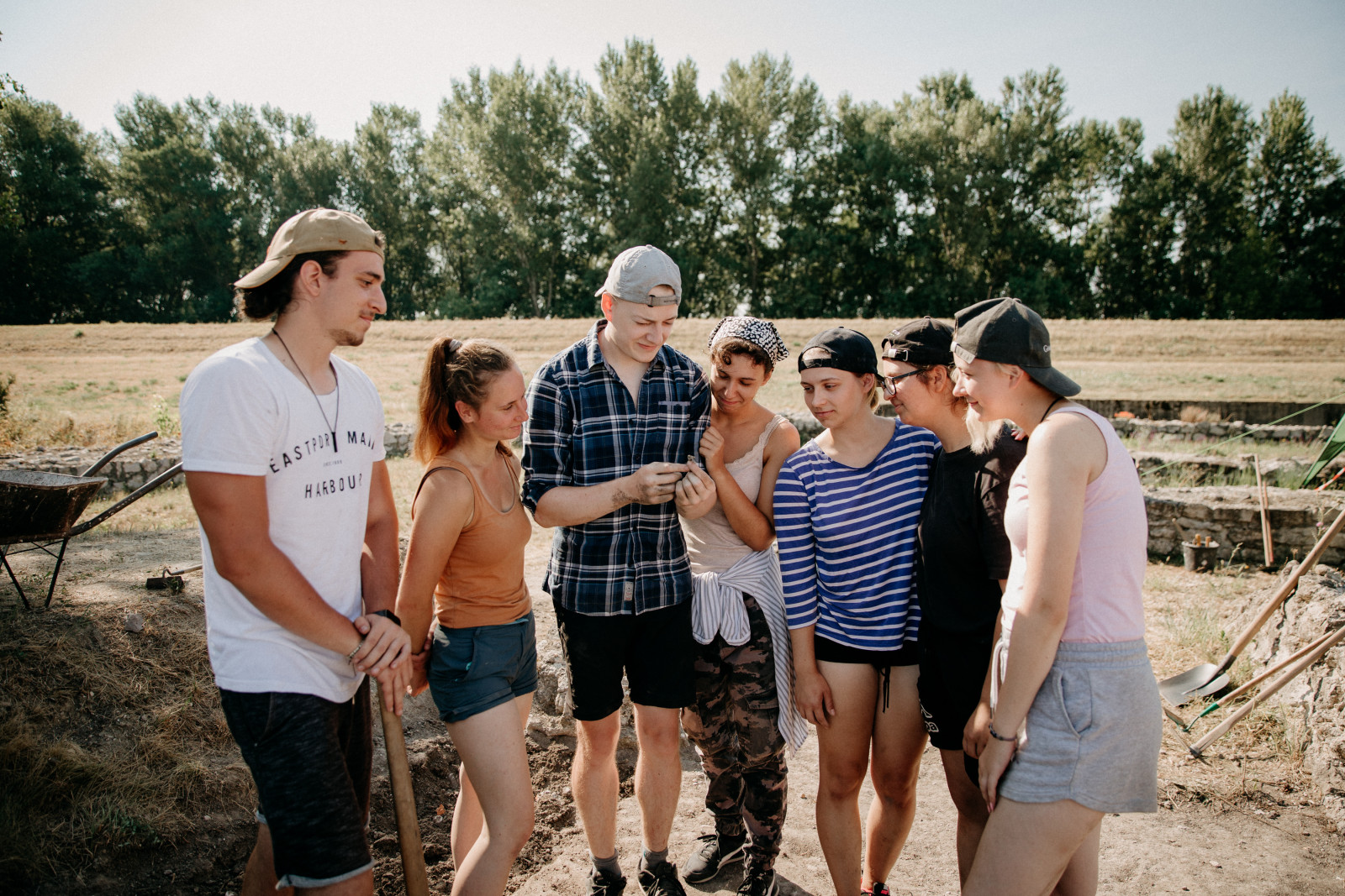 archeologický výskum iža 2022 (foto Barbora Likavská)