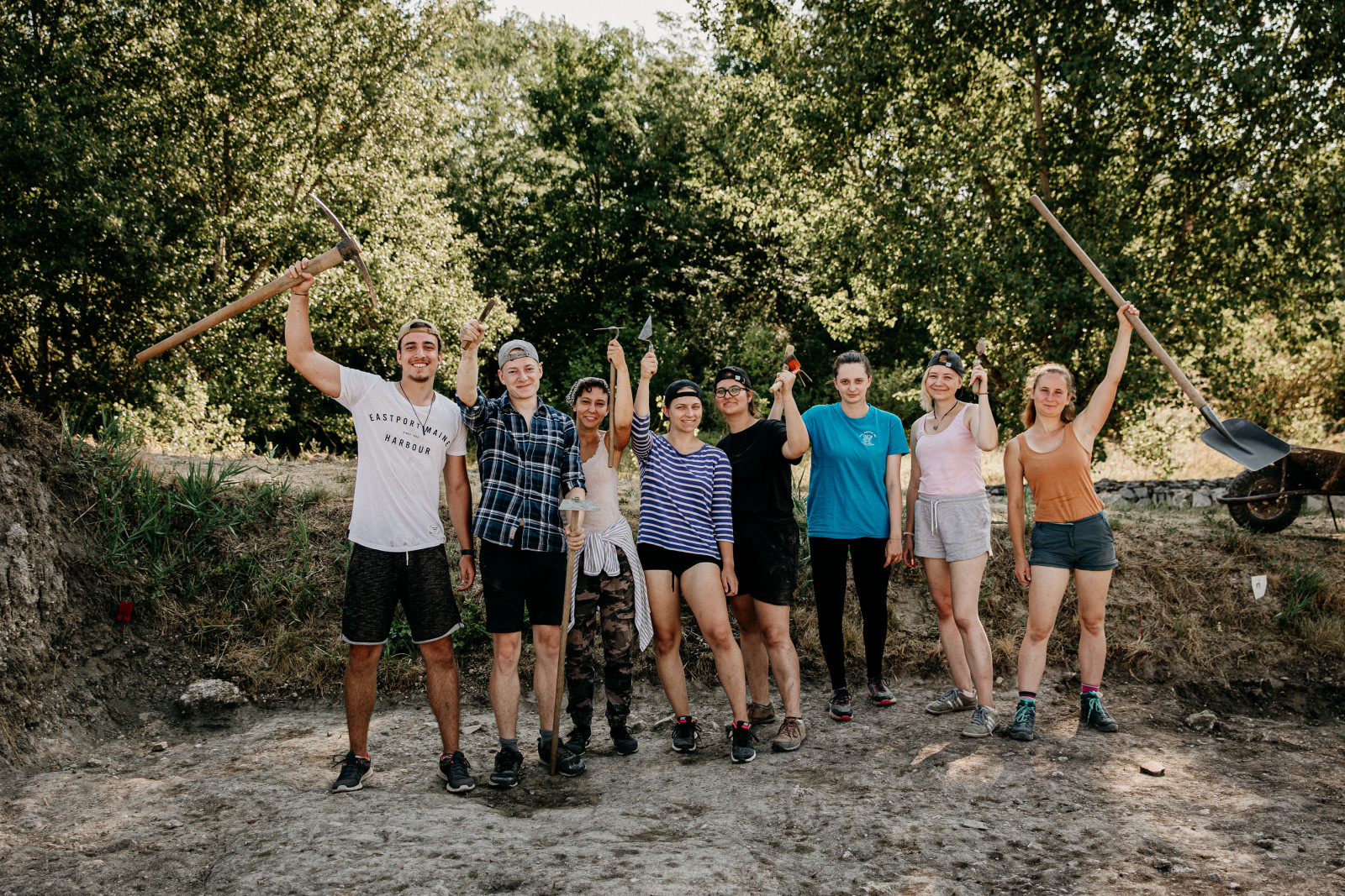 archeologický výskum iža 2022 (foto Barbora Likavská)