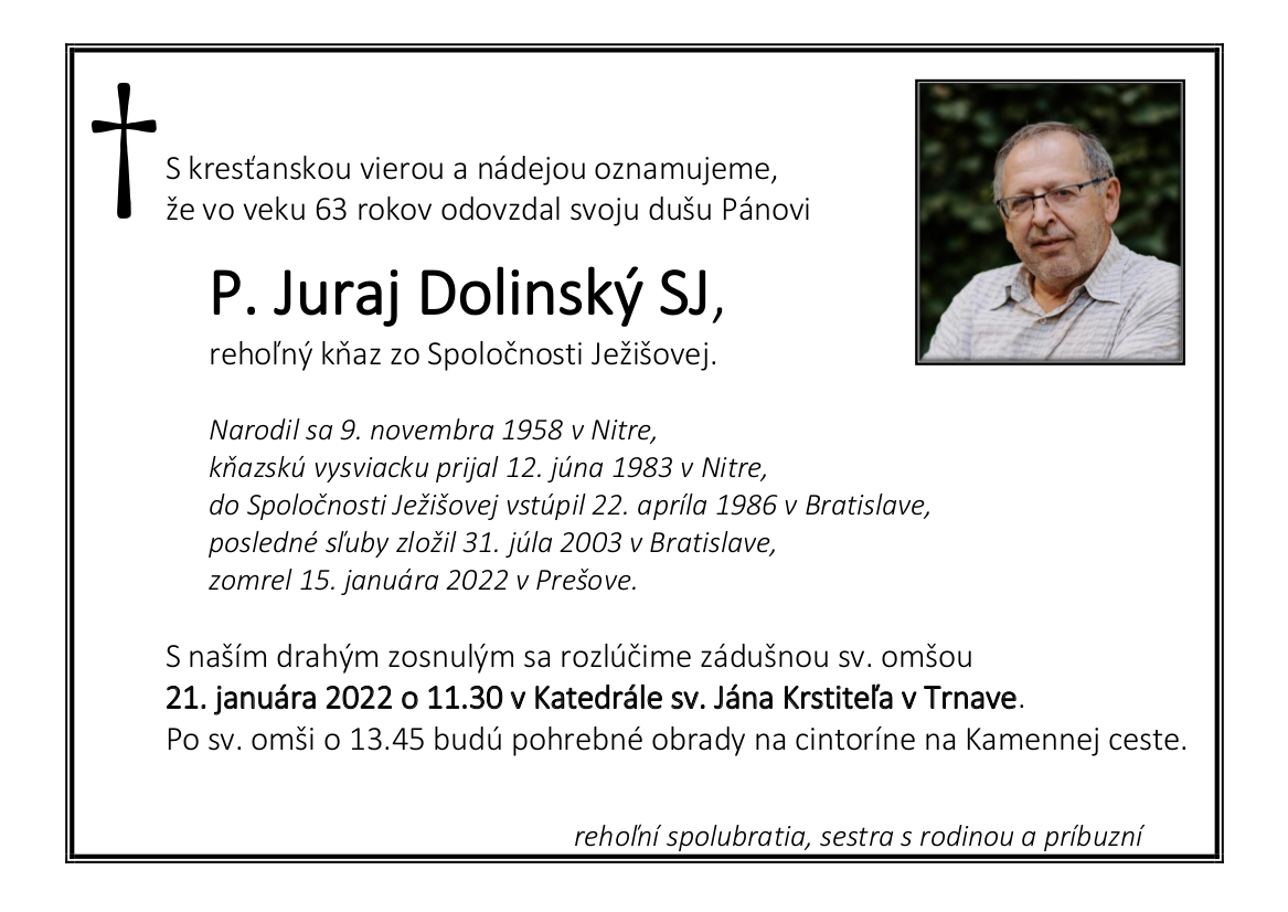 juraj dolinský parte