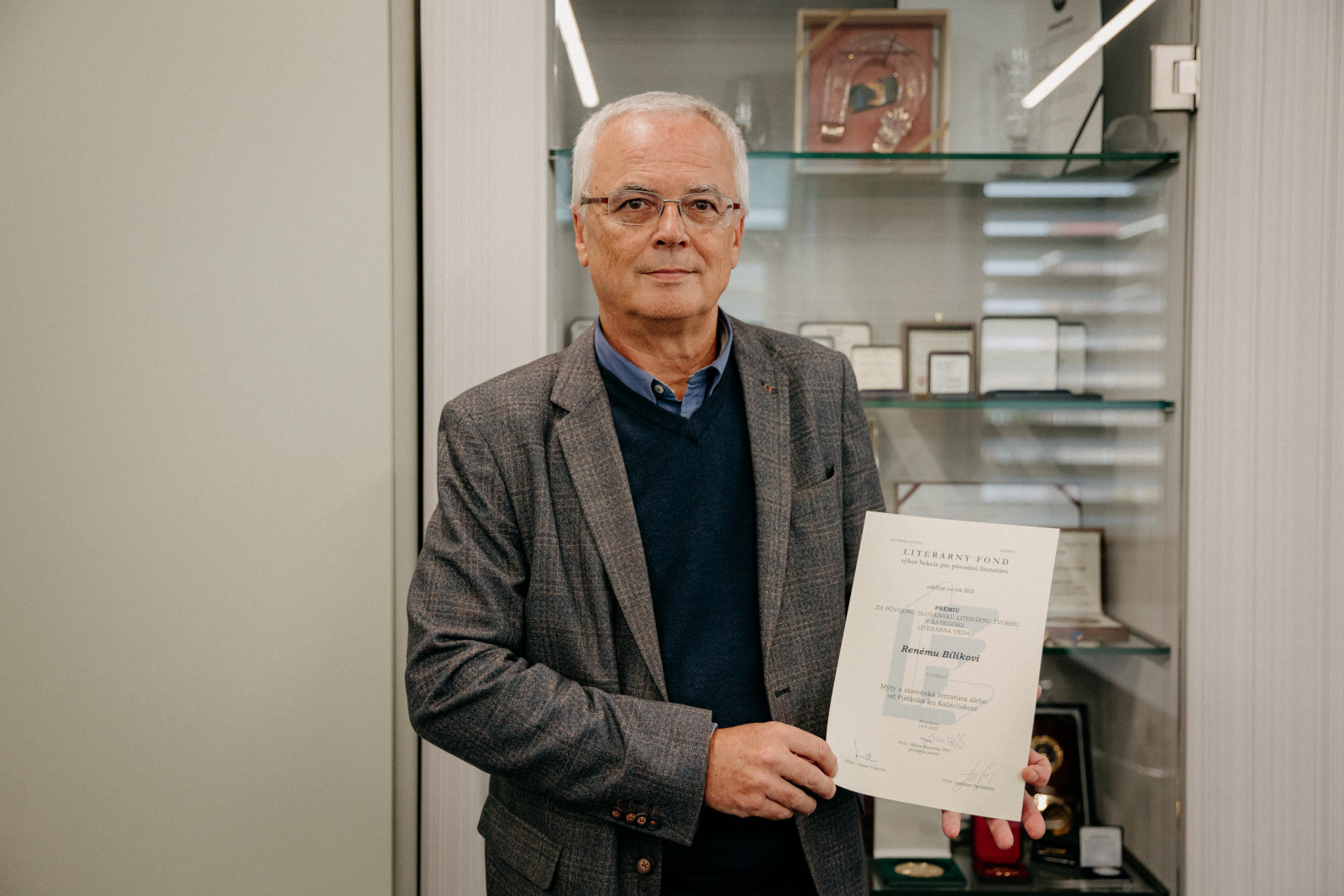 Rektor R. Bílik získal cenu Literárneho fondu