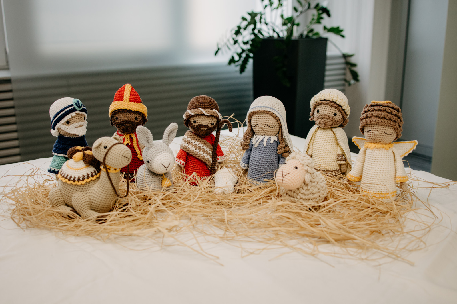háčkovaný betlehem, Iveta Kolníková, 100 presepi in vaticano, 100 nativity scenes in Vatican, Slovakian-made betlehem