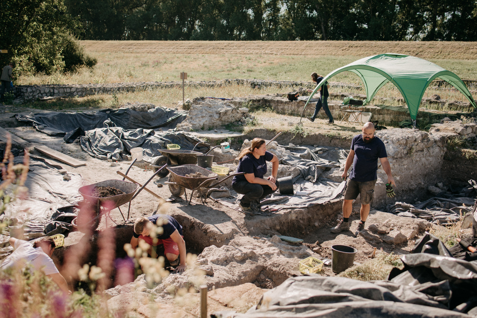 Iža, letná škola archeológie 2024, Trnavská univerzita