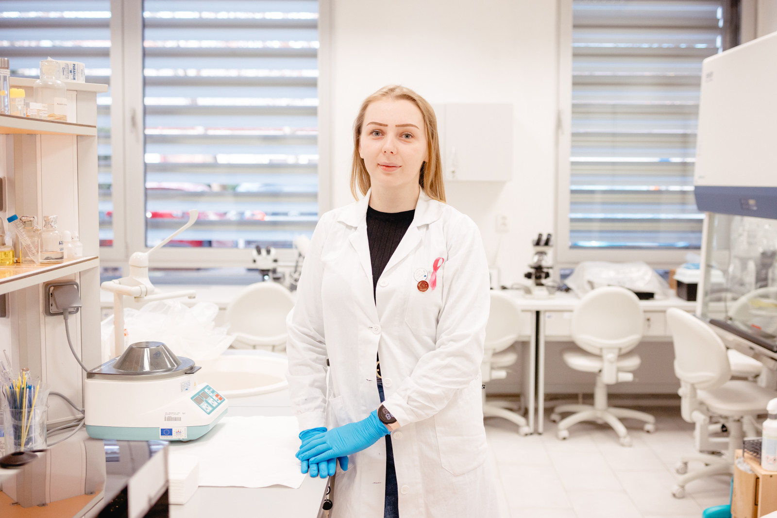 Hockicková Patrícia, laboratórne a vyšetrovacie metódy, Trnavská univerzita, foto Barbora Likavská