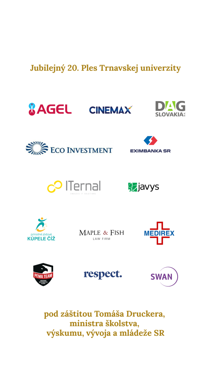 Sponzory Plesu Trnavskej univerzity 