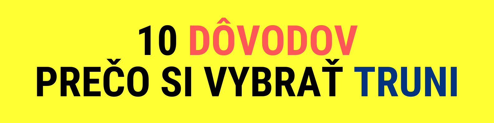 desať dôvodov prečo si vybrať trnavskú univerzitu