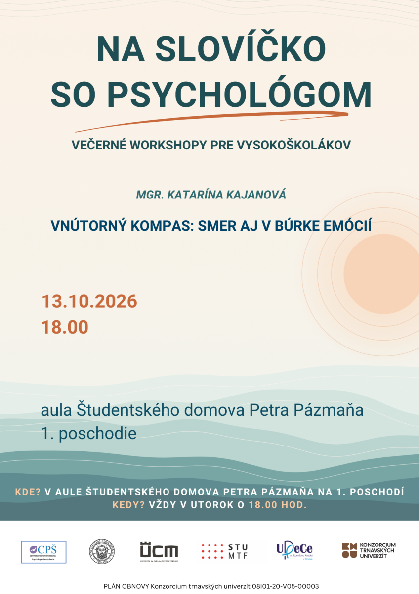 Na slovíčko so psychológom 
