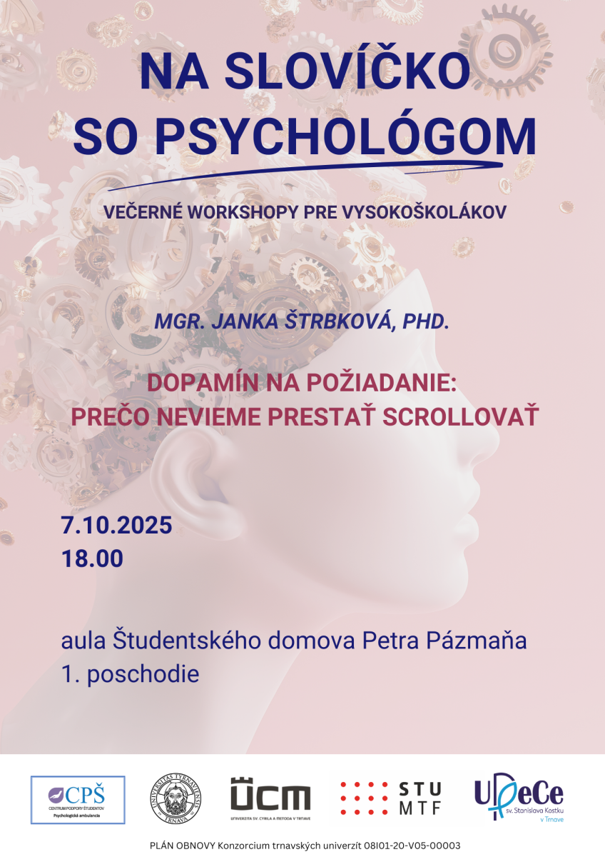 Na slovíčko so psychológom