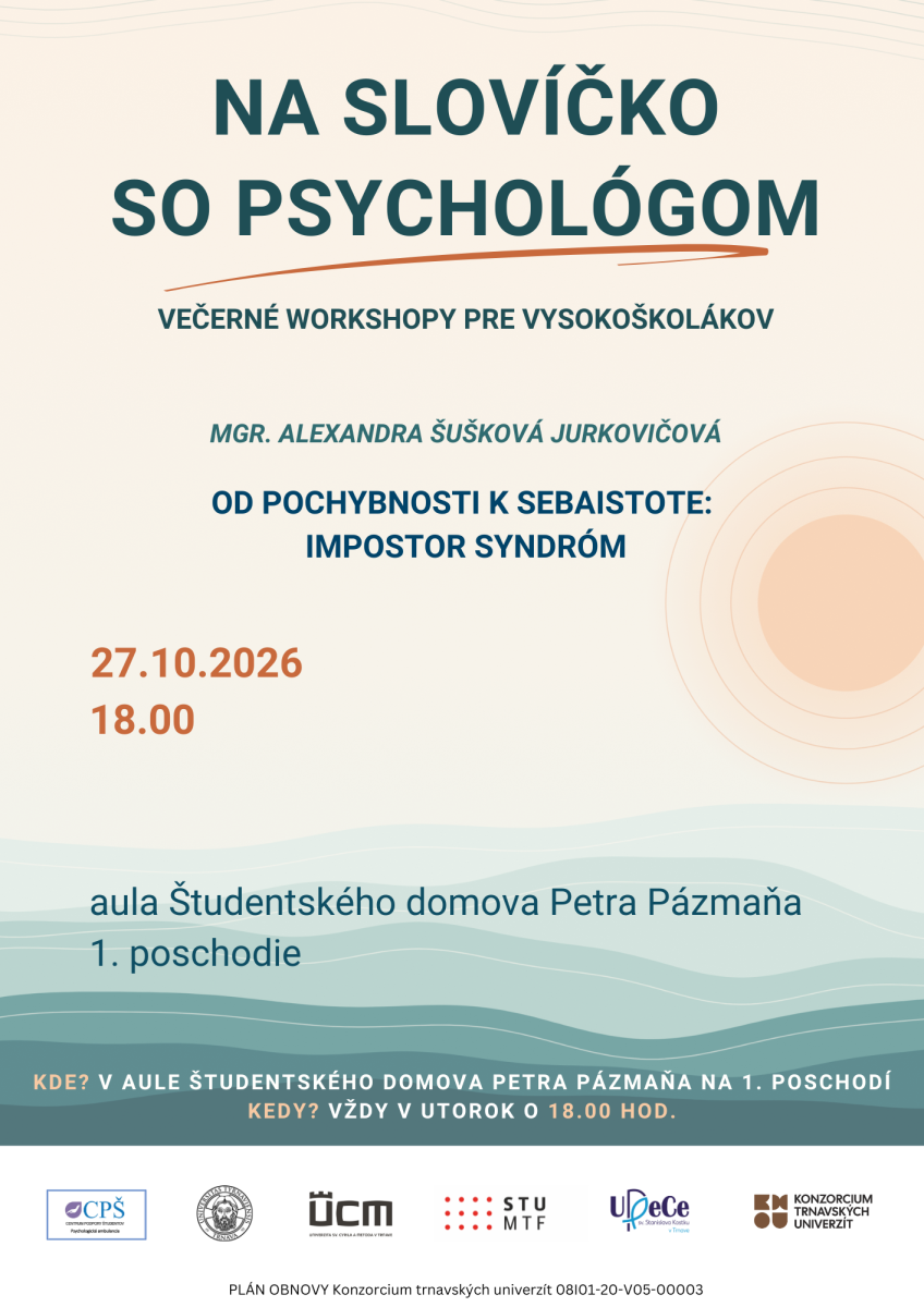 Na slovíčko so psychológom 