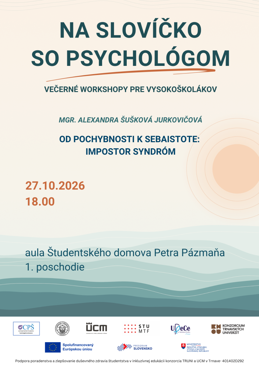Na slovíčko so psychológom 