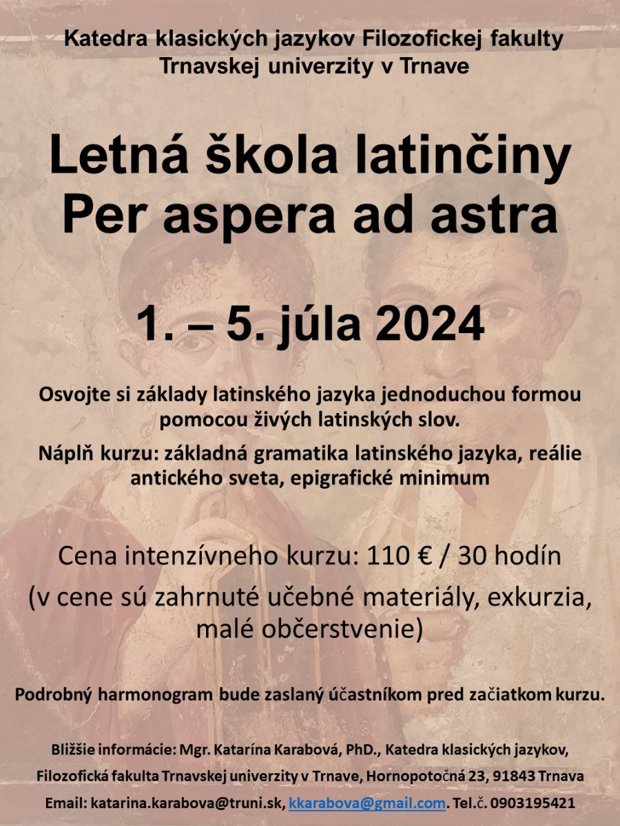 Letná škola latinčiny