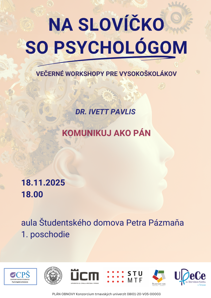 Na slovíčko so psychológom
