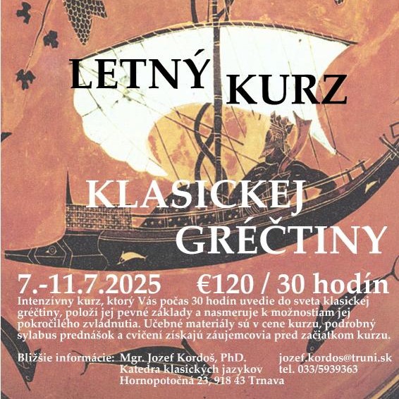 Letný kurz klasickej gréčtiny