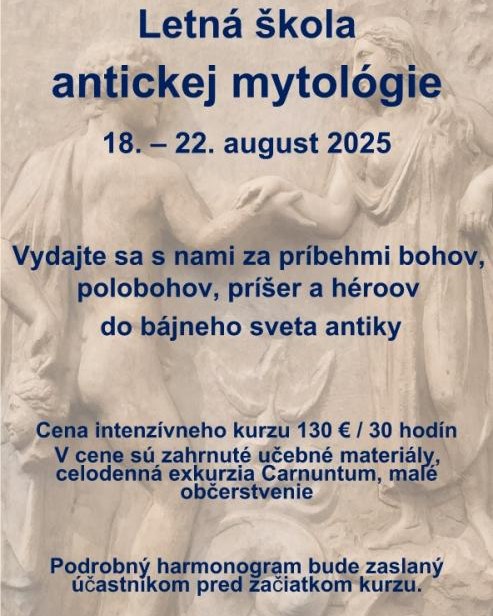 Letná škola antickej mytológie