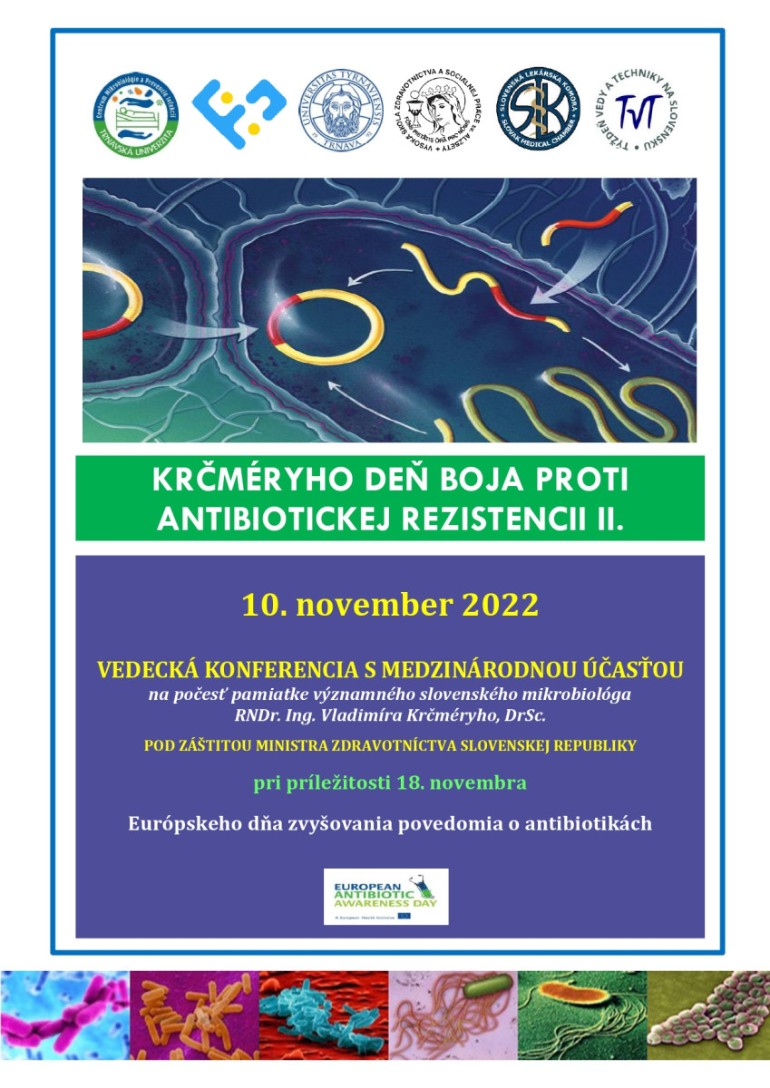 KRČMÉRYHO DEŇ BOJA PROTI ANTIBIOTICKEJ REZISTENCII II.