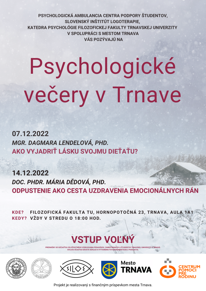 Psychologické večery v Trnave