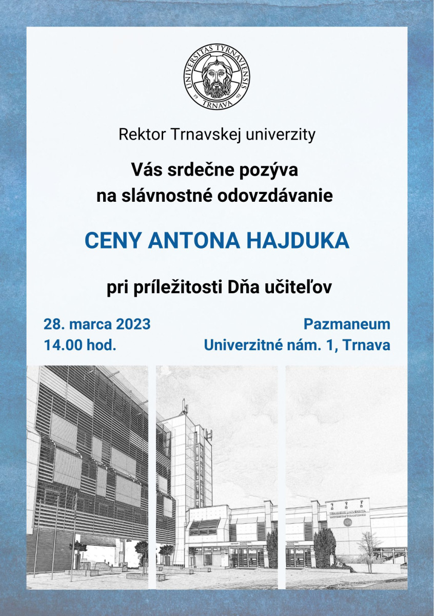 Cena Antona Hajduka 2023