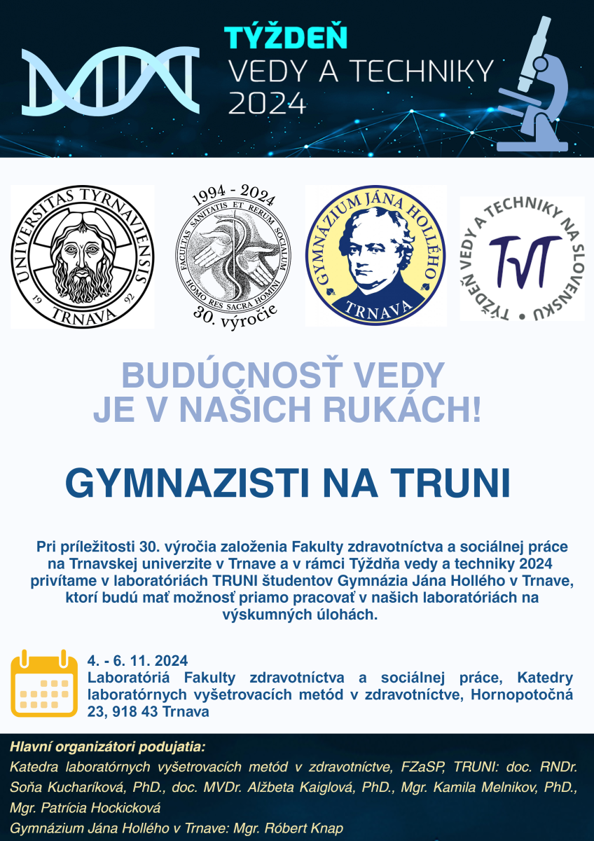 Gymnazisti na TRUNI