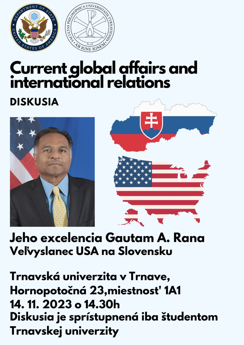 Current global affairs and international relations