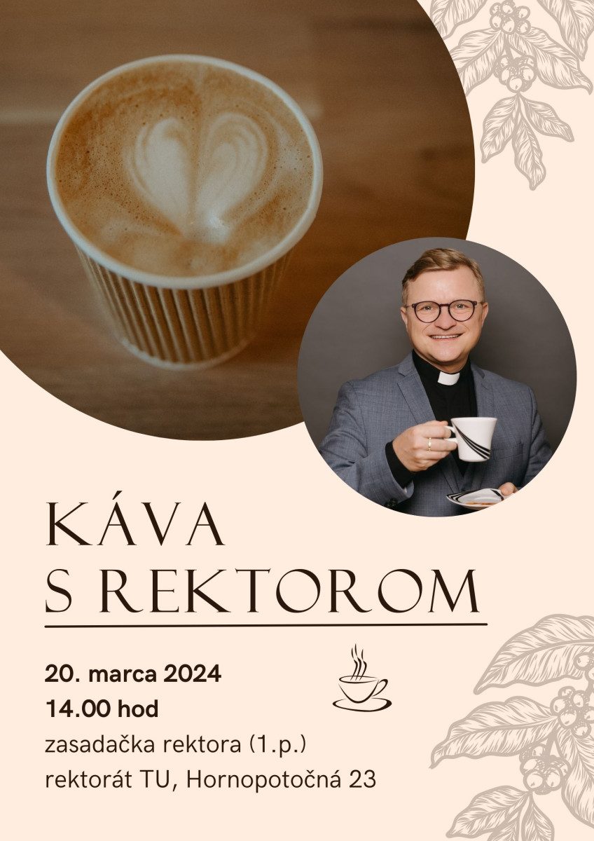 Káva s rektorom Trnavskej univerzity