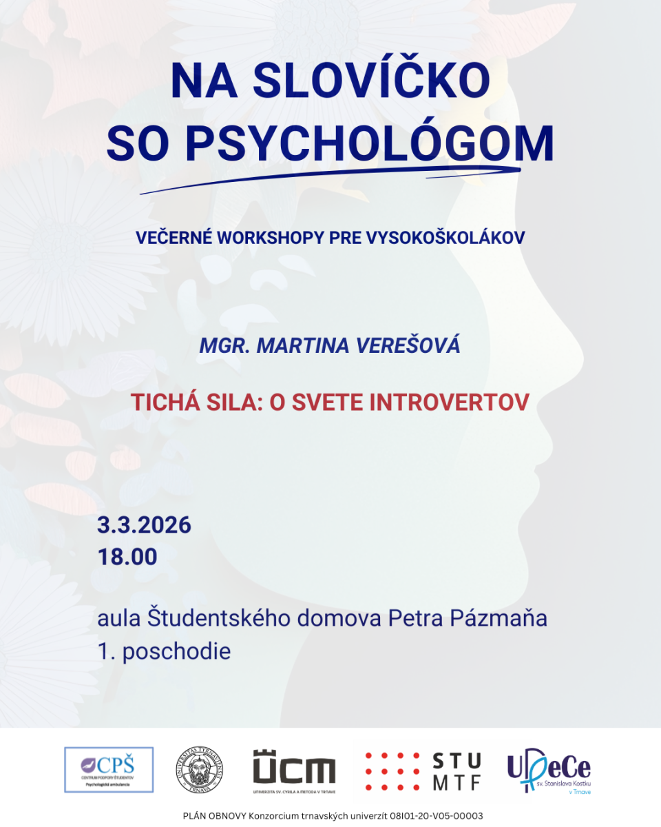 Na slovíčko so psychológom 