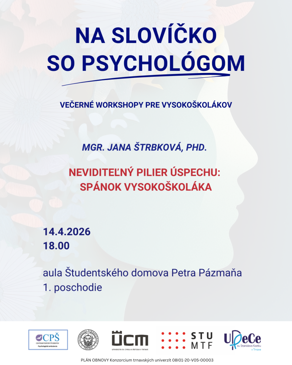 Na slovíčko so psychológom 