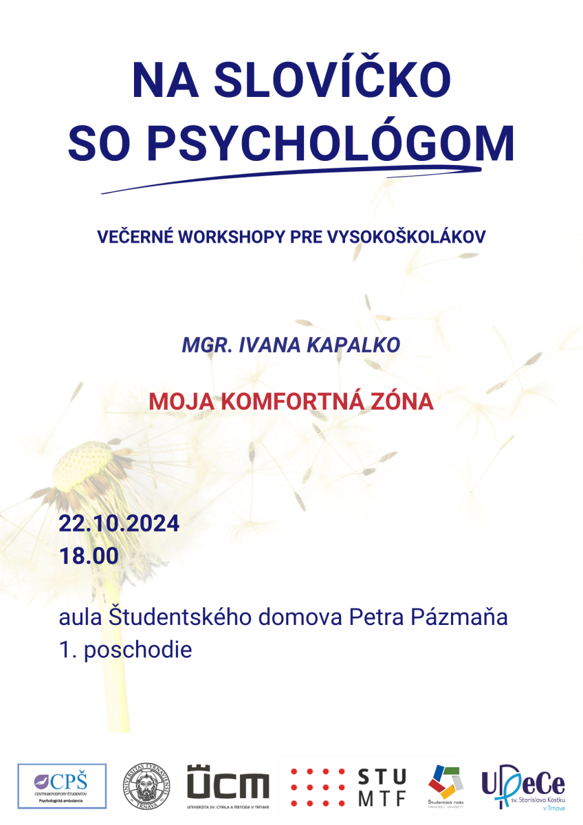 Na slovíčko so psychológom