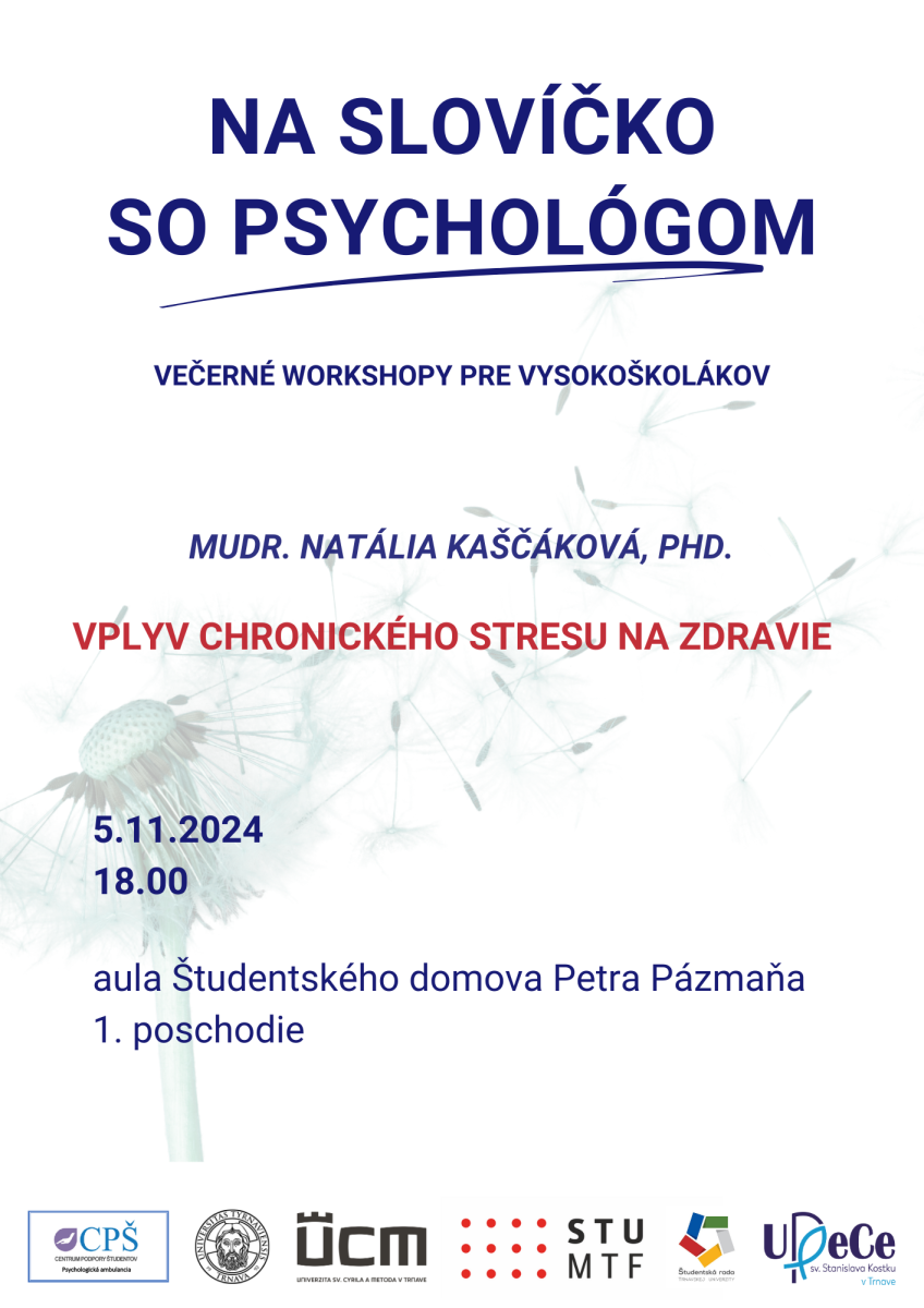 Na slovíčko so psychológom