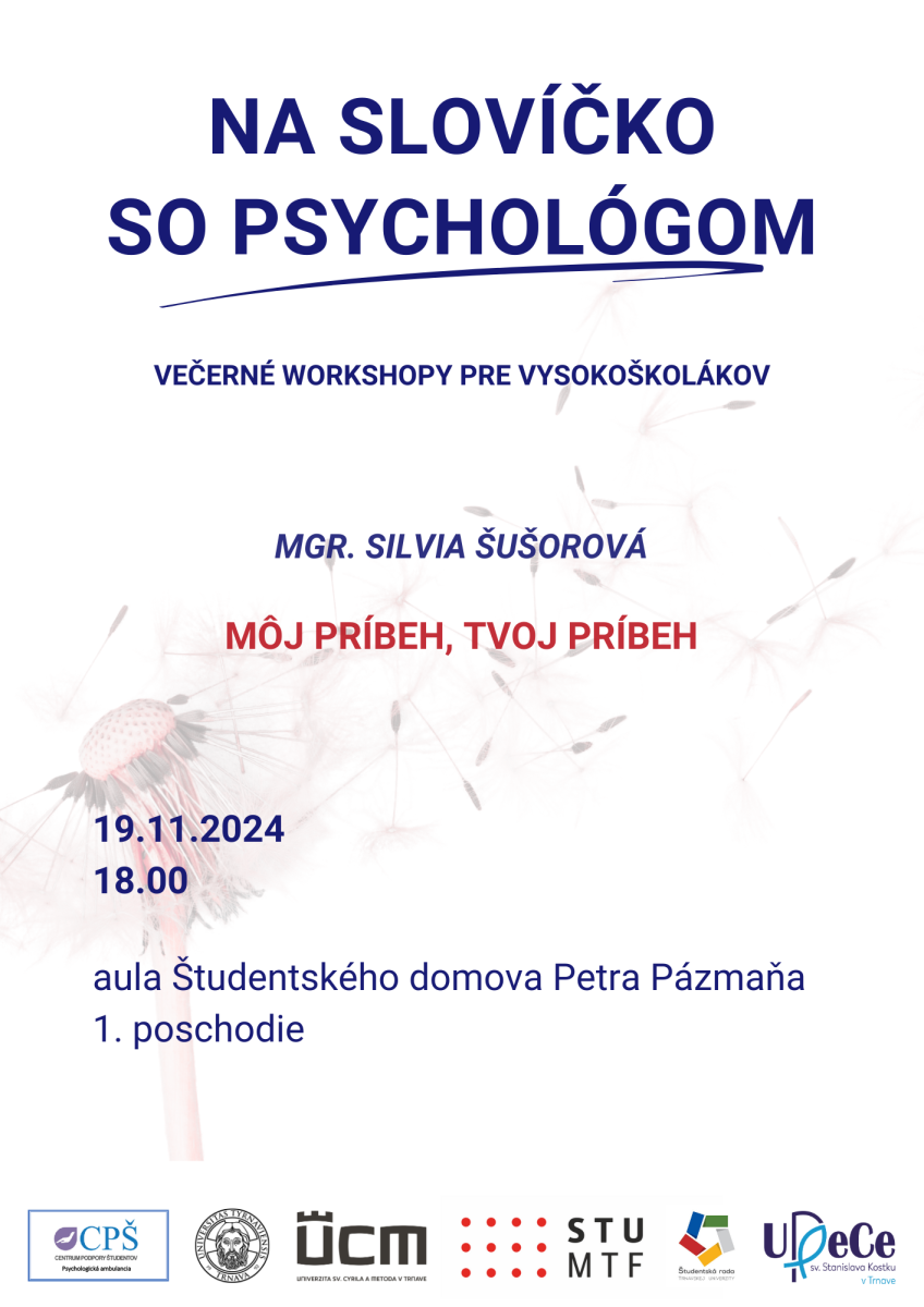 Na slovíčko so psychológom