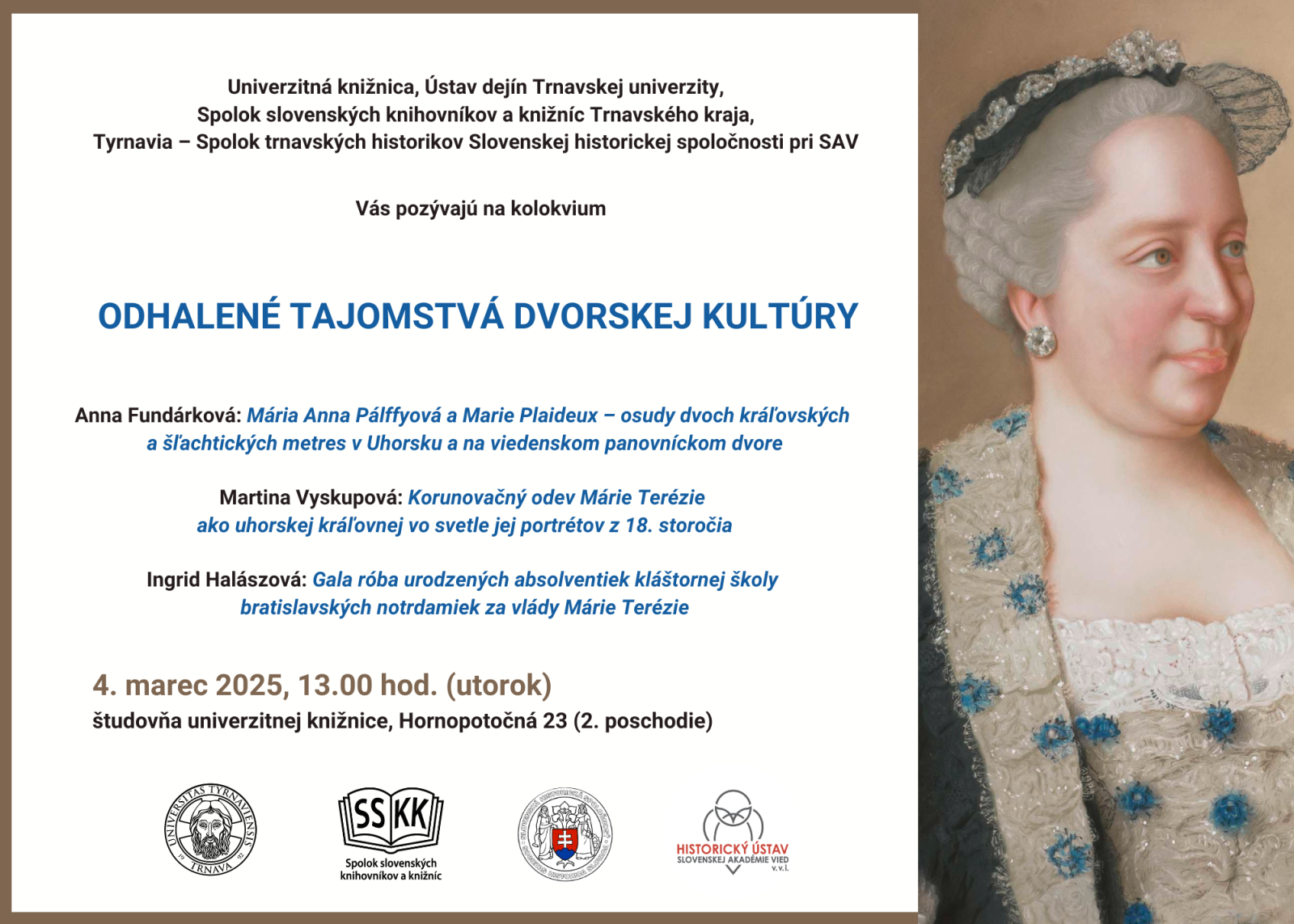 ODHALENÉ TAJOMSTVÁ DVORSKEJ KULTÚRY