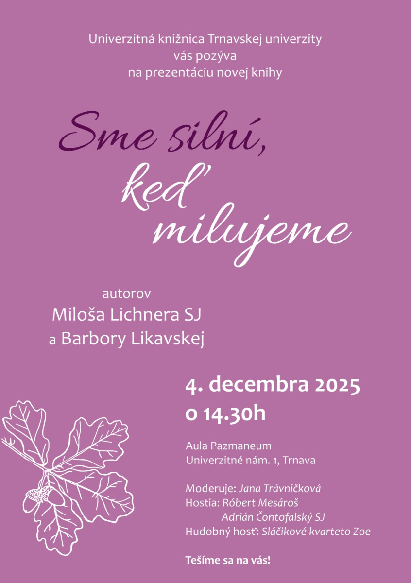 Sme silní, keď milujeme