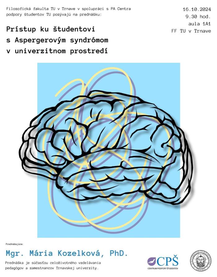 Prístup ku študentovi s Aspergerovým syndrómom v univerzitnom prostredí