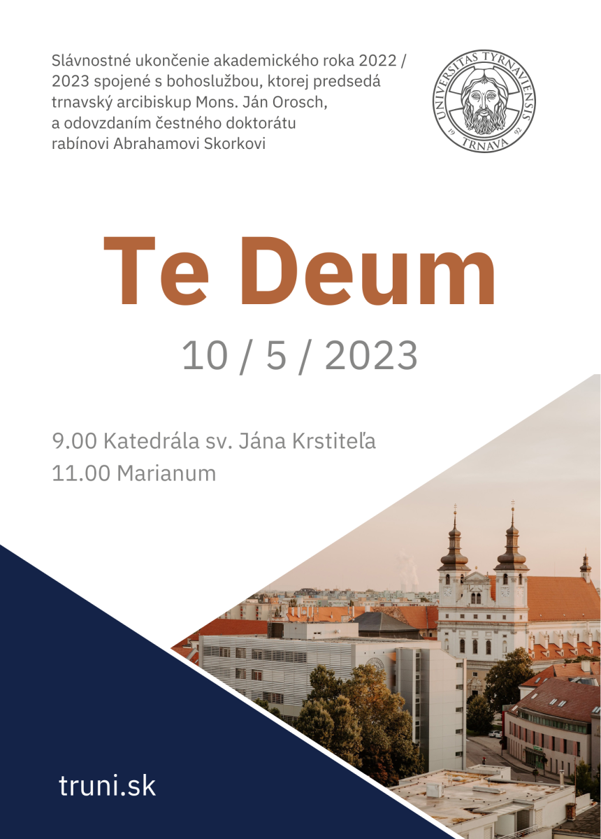 Te Deum 2023 trnava trnavska univerzita