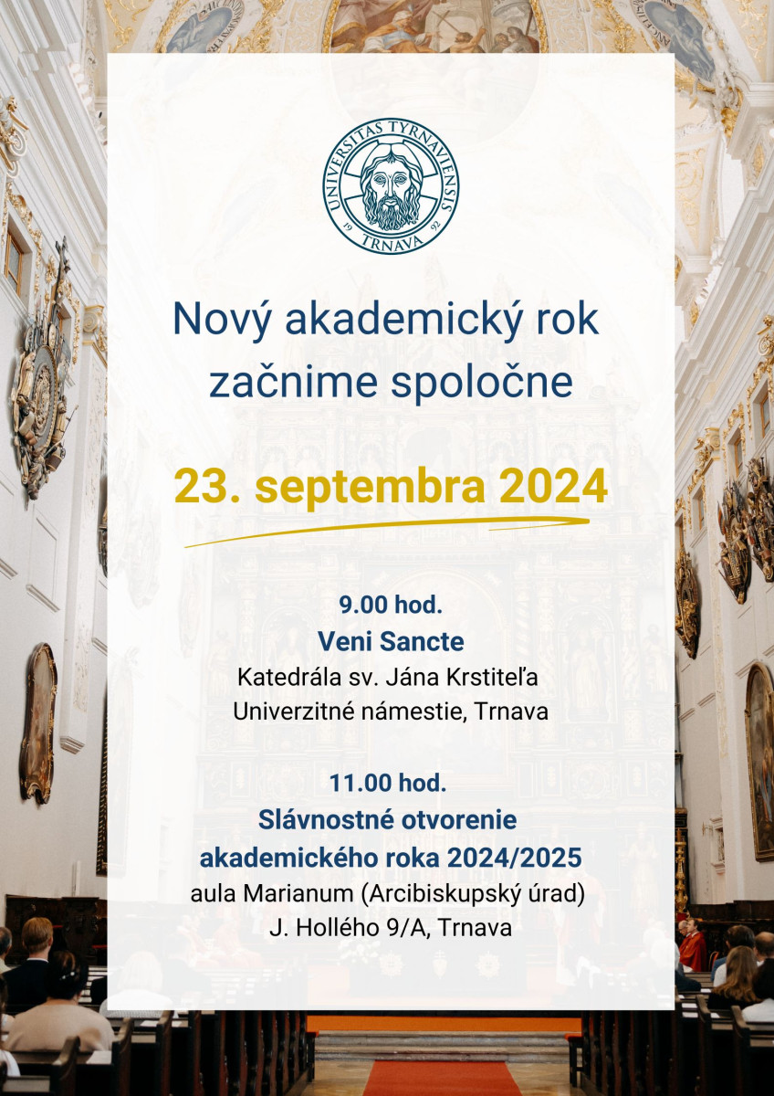 Veni Sancte 2024, Trnavská univerzita, TRUNI