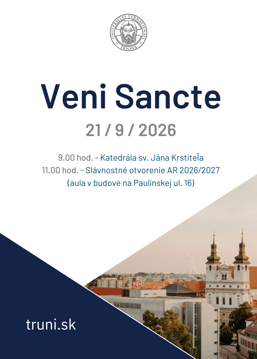 Veni Sancte 2026