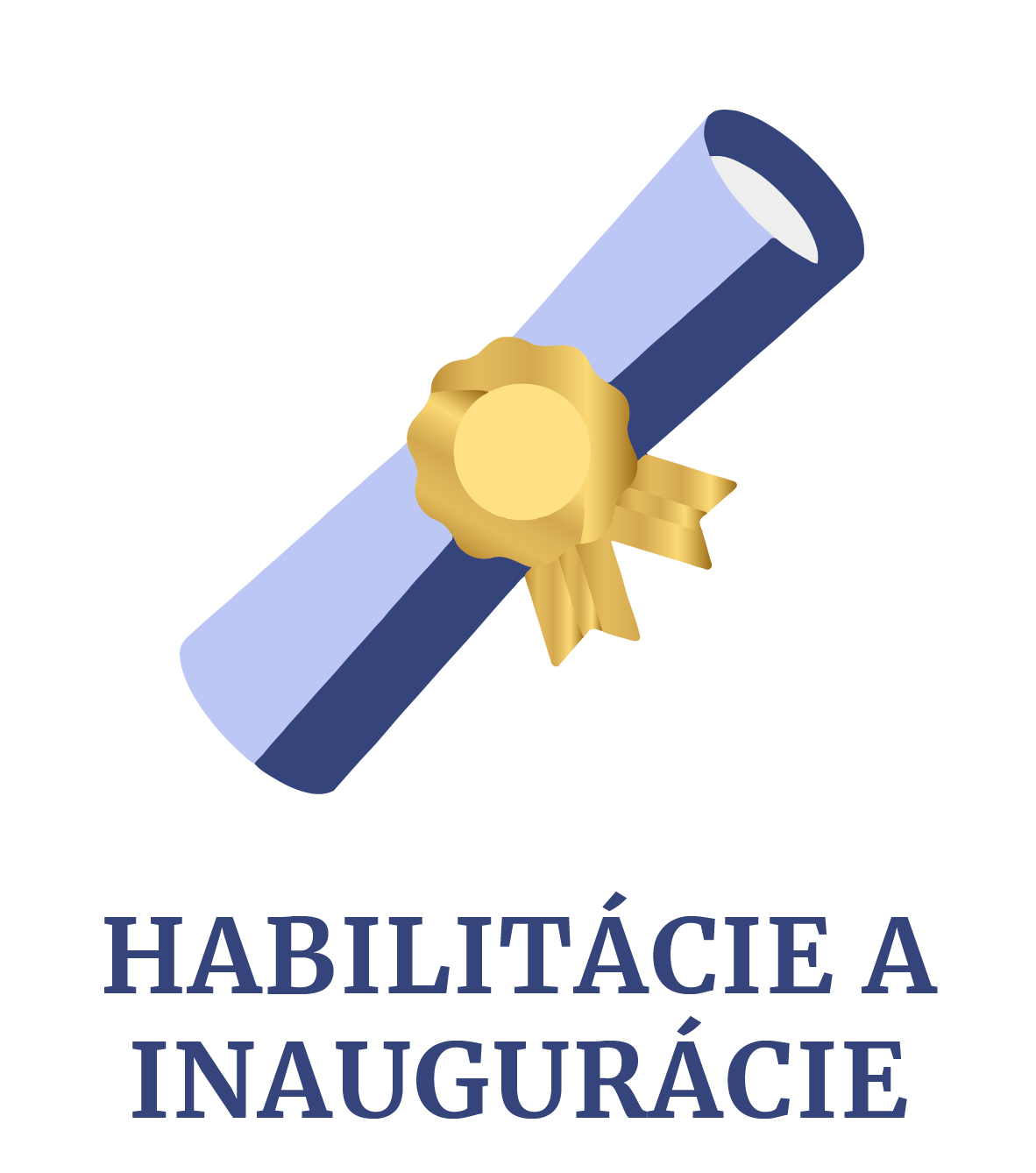 habilitácie a inaugurácie