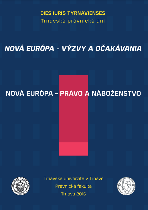 Nová Európa - výzvy a očakávania- právo a náboženstvo