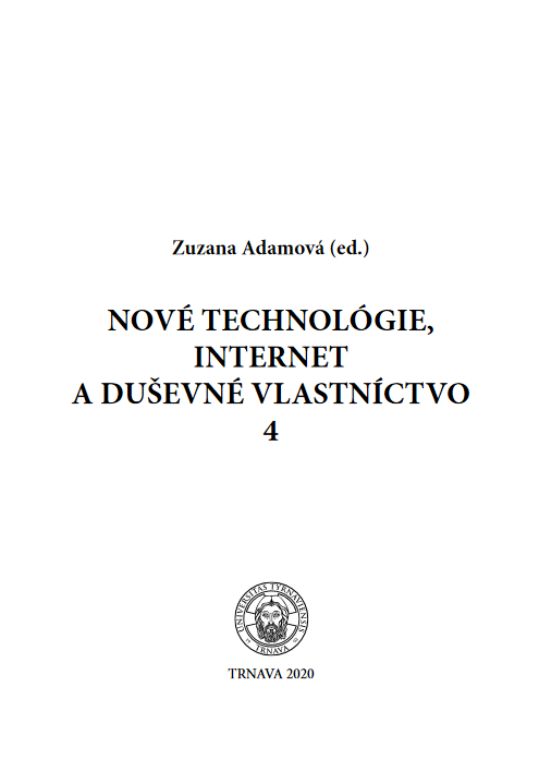 Nové technológie, internet a duševné vlastníctvo 4