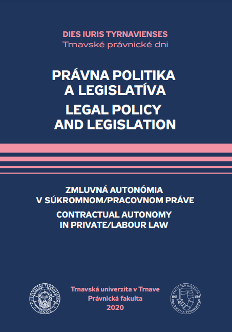 Právna politika a legislatíva, zmluvná autonómia v súkromnom/pracovnom práve