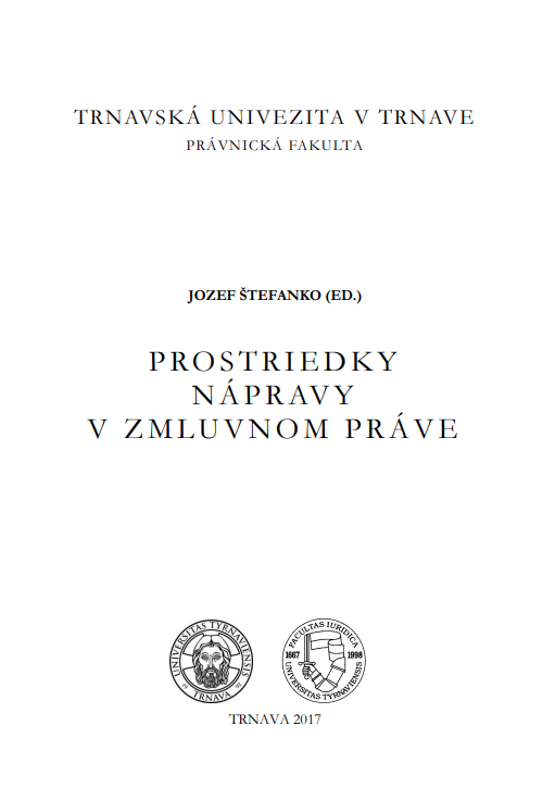 Prostriedky nápravy v zmluvnom práve