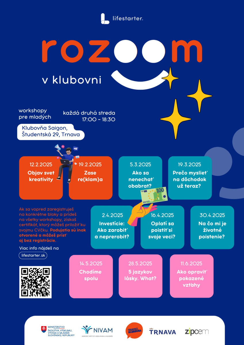 rozoom v klubovni