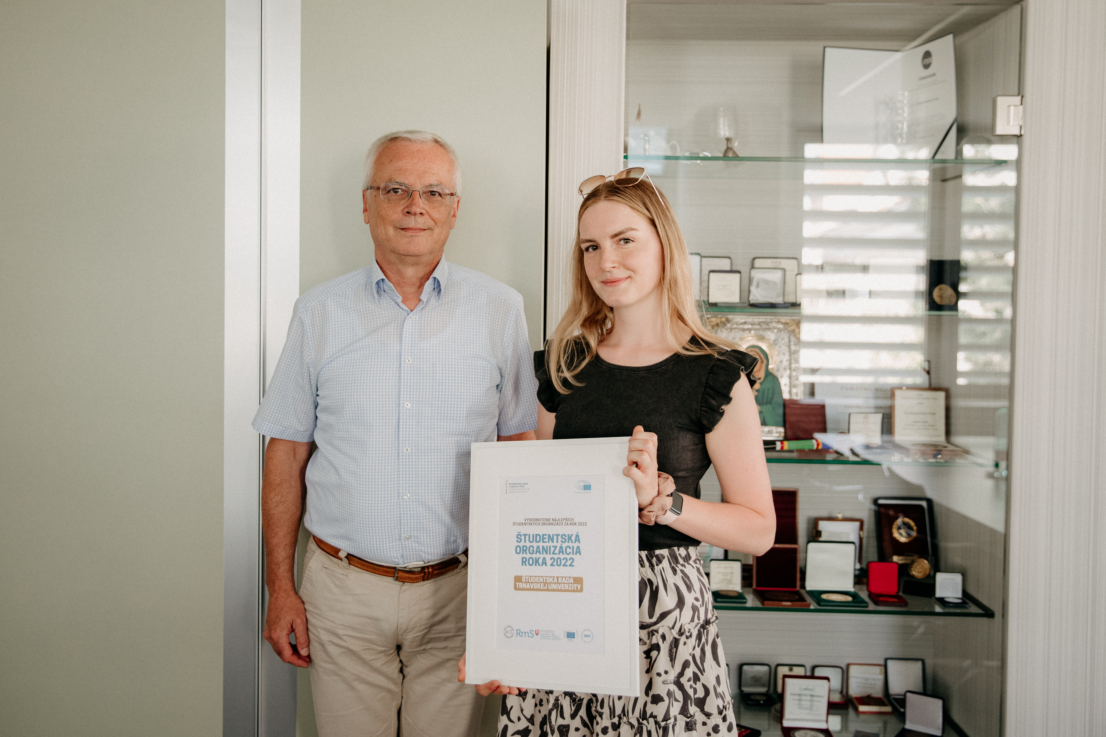 Ocenenie Študentskej rady Trnavskej univerzity