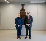 prof. Miloš Lichner s veľvyslancom Jordánskeho hášimovského kráľovstva