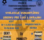 Humanitárna zbierka pre ľudí z Ukrajiny