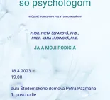 Na slovíčko so psychológom