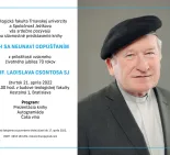 Prezentácia knihy rozhovorov s prof. Ladislavom Csontosom SJ