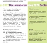 Doctorandorum dies 2022